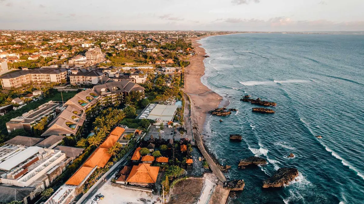 Canggu coast
