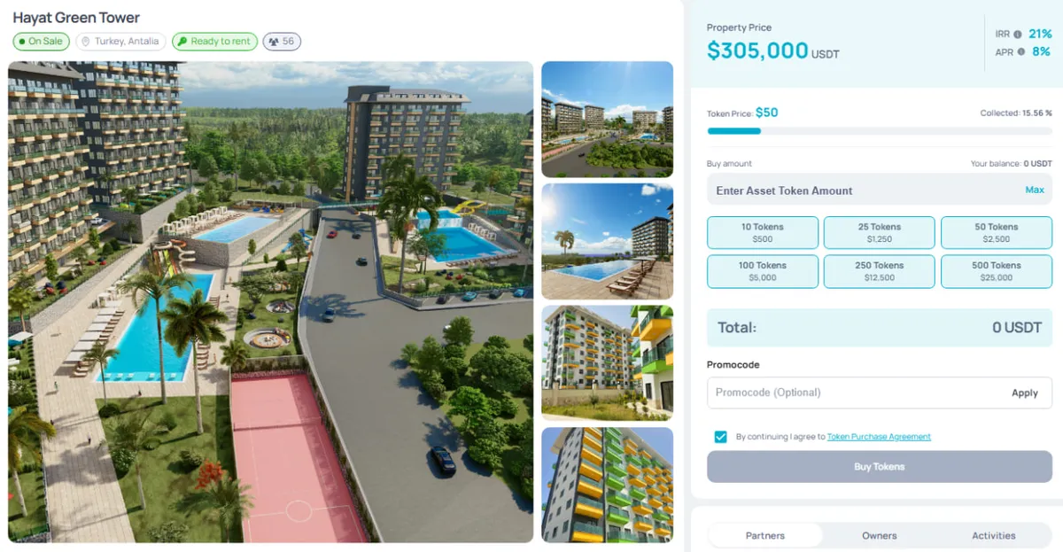 Hayat Green Tower в Анталії