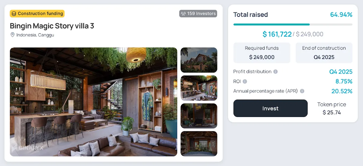 Bingin Magic Story Villa, projet en construction à Bali